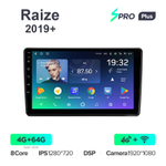 Teyes SPRO Plus 10,2"для Toyota Raize 2019+