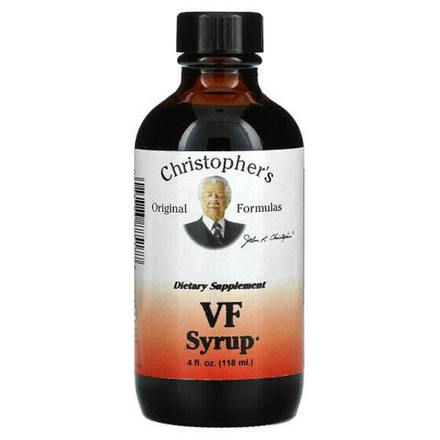 Растительные экстракты и настойки Christopher's Original Formulas, VF Syrup, сироп, 118 мл (4 жидк. унций)