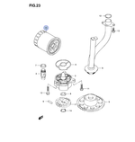 Фильтр масляный Suzuki DF70-140лс (16510-90J00-000)