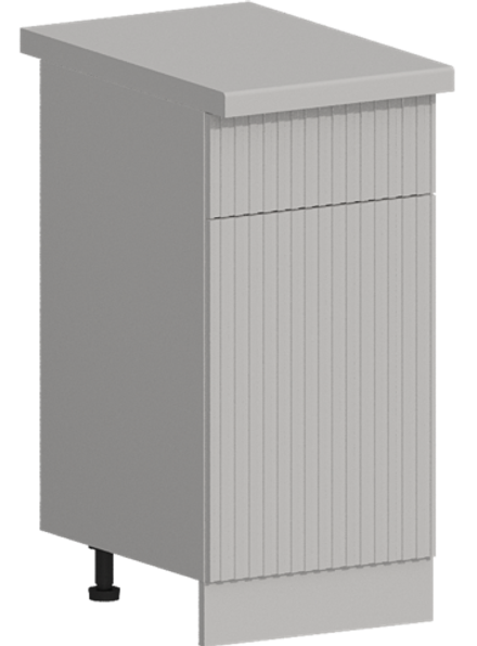 Кухня Модуль ШН1Я 400 Белый / Белый