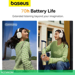 Наушники Baseus Bowie H1 Noise-Cancelling Creamy White (NGTW230202)