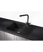 Кухонная мойка Kuppersberg ROYS 50 NL 1B1D DEEP BLACK фото 2