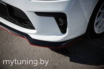 Сплиттер переднего бампера для Kia Rio IV