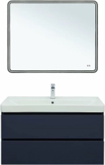 Тумба с раковиной Aquanet Вега 2.0 337945/323884 100 маренго