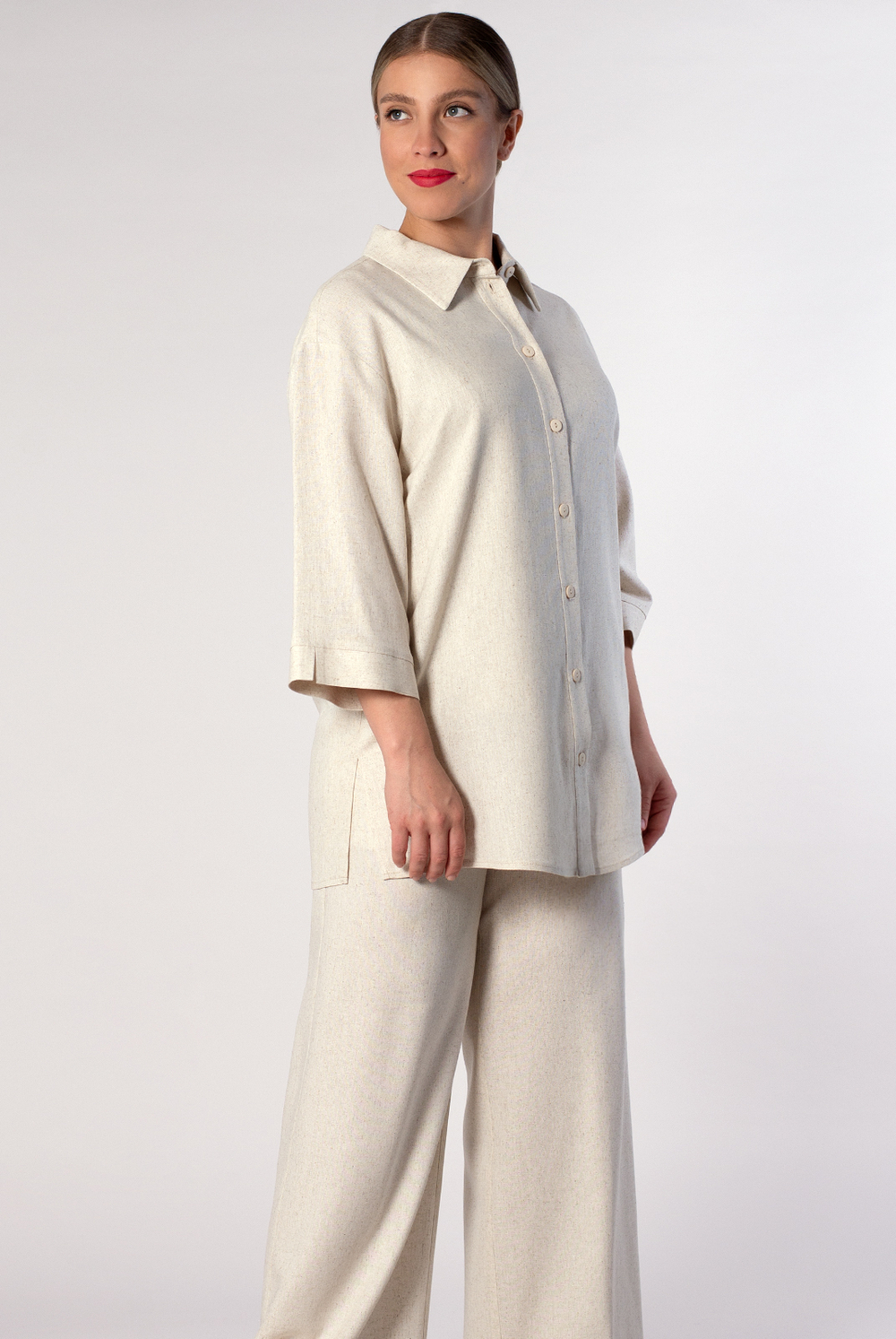 Брюки женские 4323ВП, льняной #363Лен024323ВП