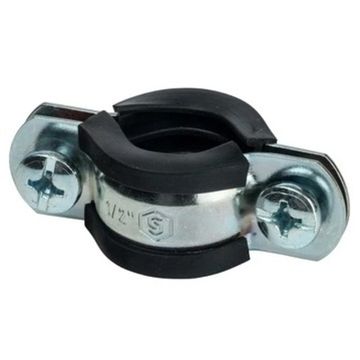 Хомут Stout для труб 75-80 мм (2 1/2") со шпилькой, шурупом и пластиковым дюбелем (SAC-0020-100212)