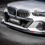 Карбоновая губа SOOQOO переднего бампера для BMW 5 серии G60 2023+ БМВ