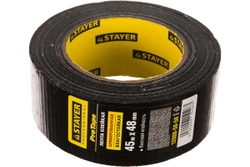 Армированная лента STAYER Professional, 48мм х 45м, черная 12086-50-50