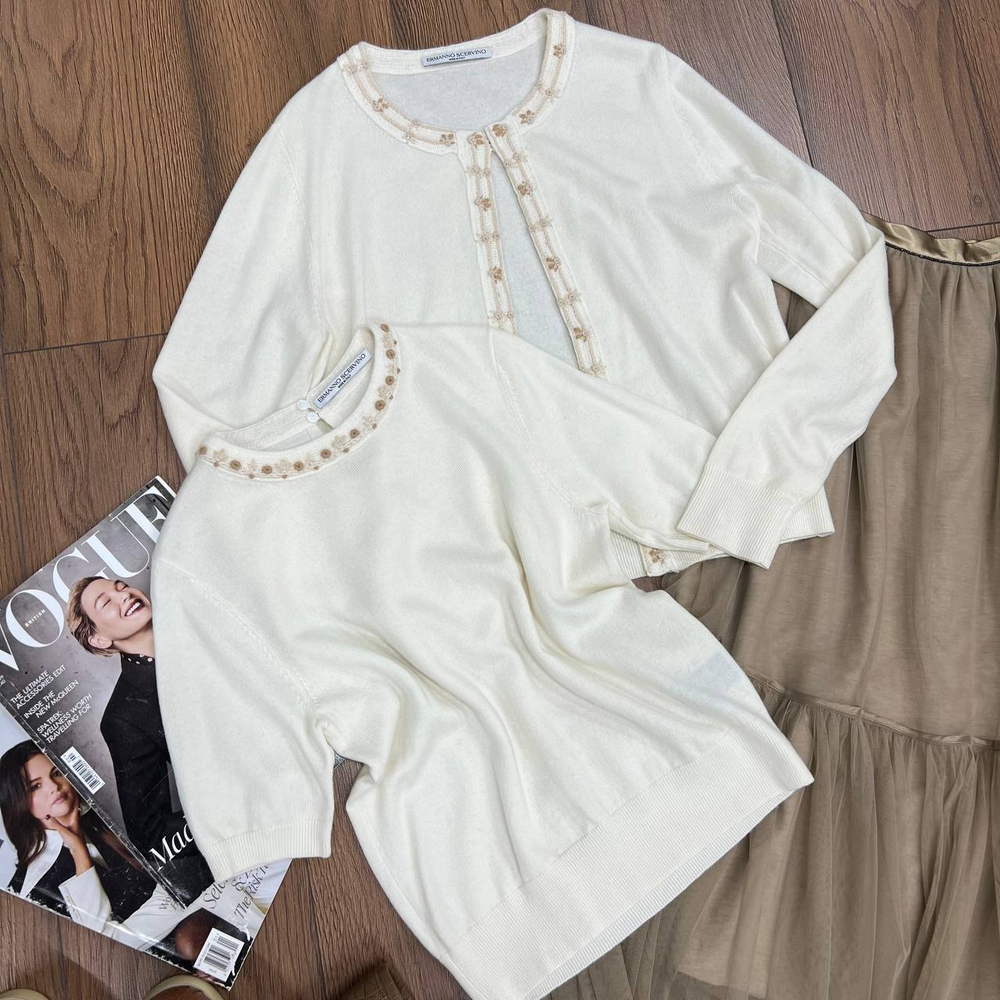 Комплект Ermanno Scervino (кардиган + футболка)