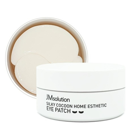 Гидрогелевые патчи с протеинами шёлка JMsolution Silky Cocoon Home Esthetic Eye Patch (60шт)