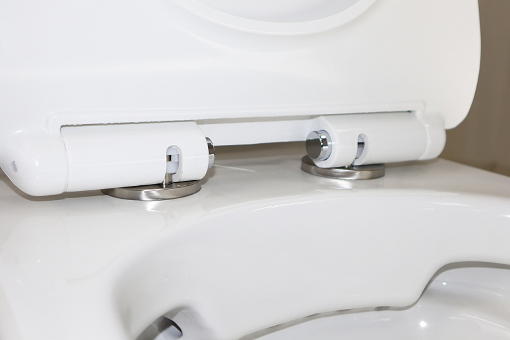 Унитаз-компакт Azario FRENTO 340x650х770 безободковый, в комплекте с бачком и сиденьем микролифт (AZ-2311)