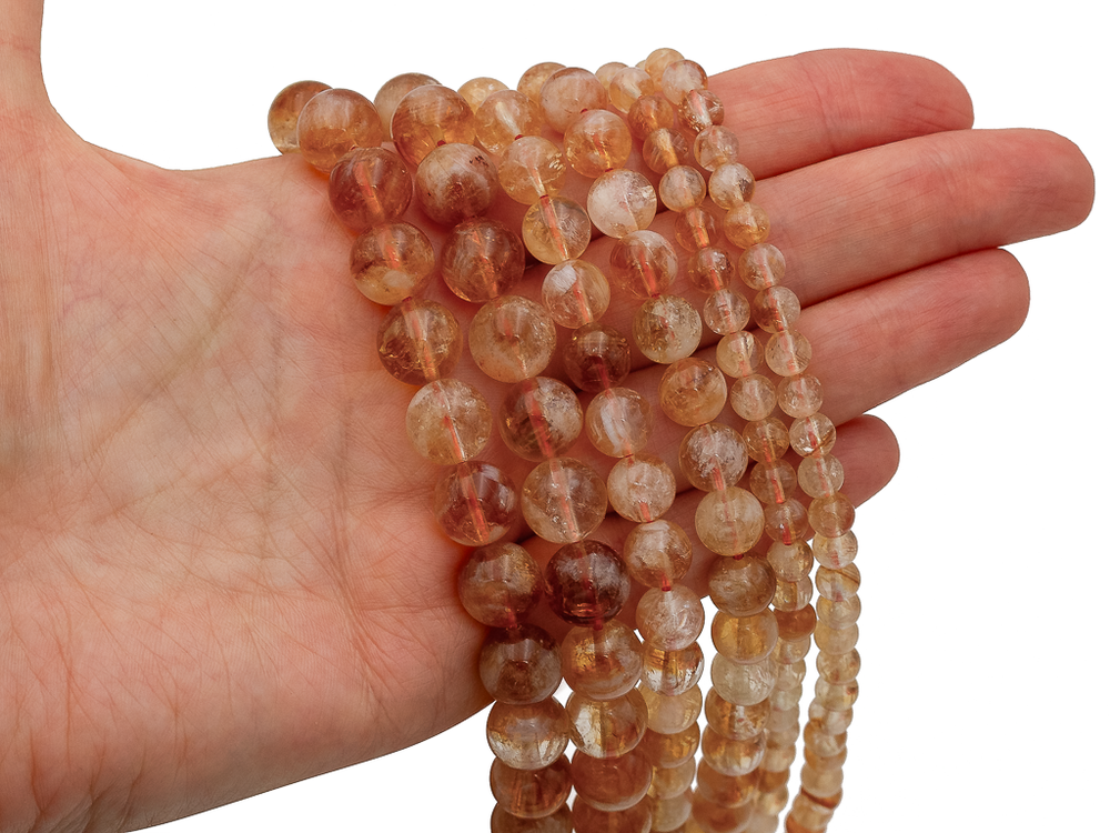 Нить бусин из цитрина 8,5мм