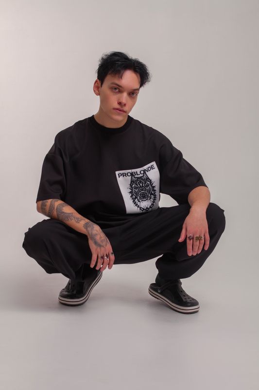 ФУТБОЛКА NUMERO 1 с карманом MEN print Dog