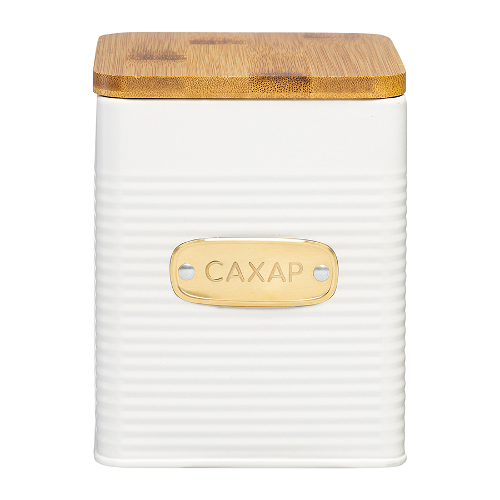 Банка для хранения сахара irmel, 1,7 л, молочная