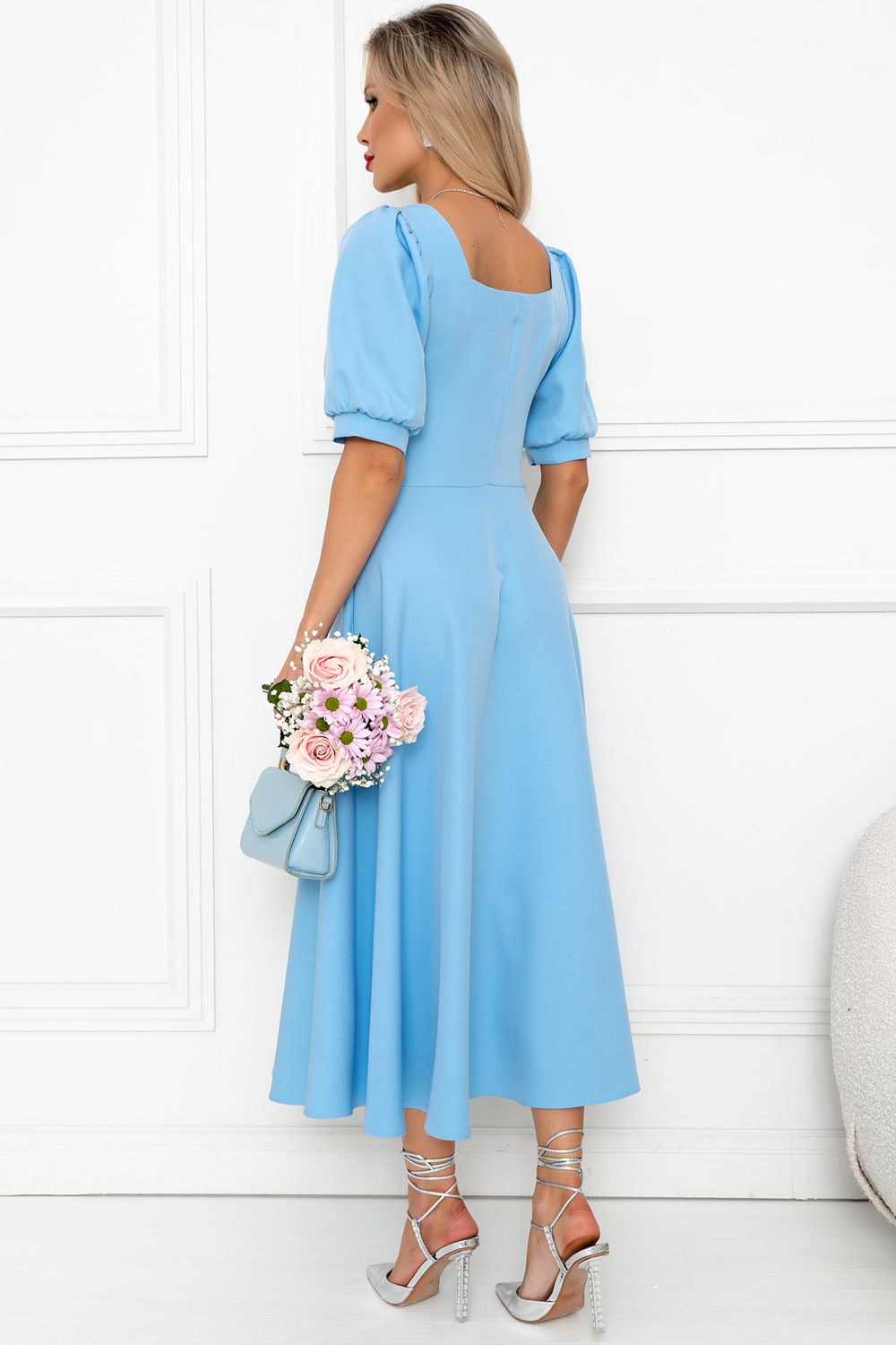 Платье Моника (голубой) Р11-1200/2 Nikol (Акция)