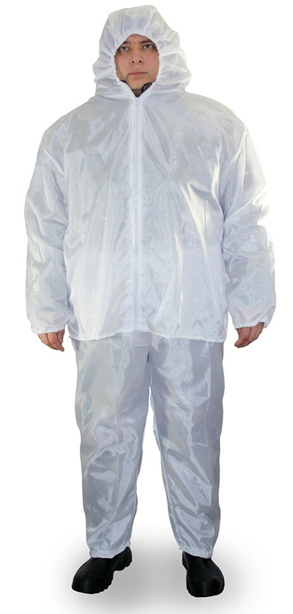 Масхалат белый на молнии