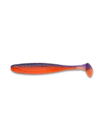 Приманка силиконовая Keitech Easy Shiner 4" PAL #01 Chartreuse Red Flake, 3 упаковки по 7 штук