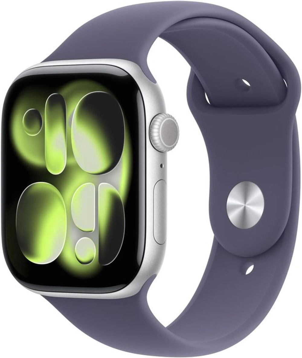 Смарт-часы Apple Watch Series 11 A3331,  42мм,  фиолетовый/серебристый
