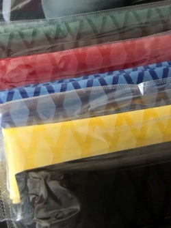 Нескользящая термоусадочная трубка с рисунком, длиной 1 метр, подходит для рыболовных снастей, спортивных товаров и т.д., внутренний диаметр 20 мм, черная