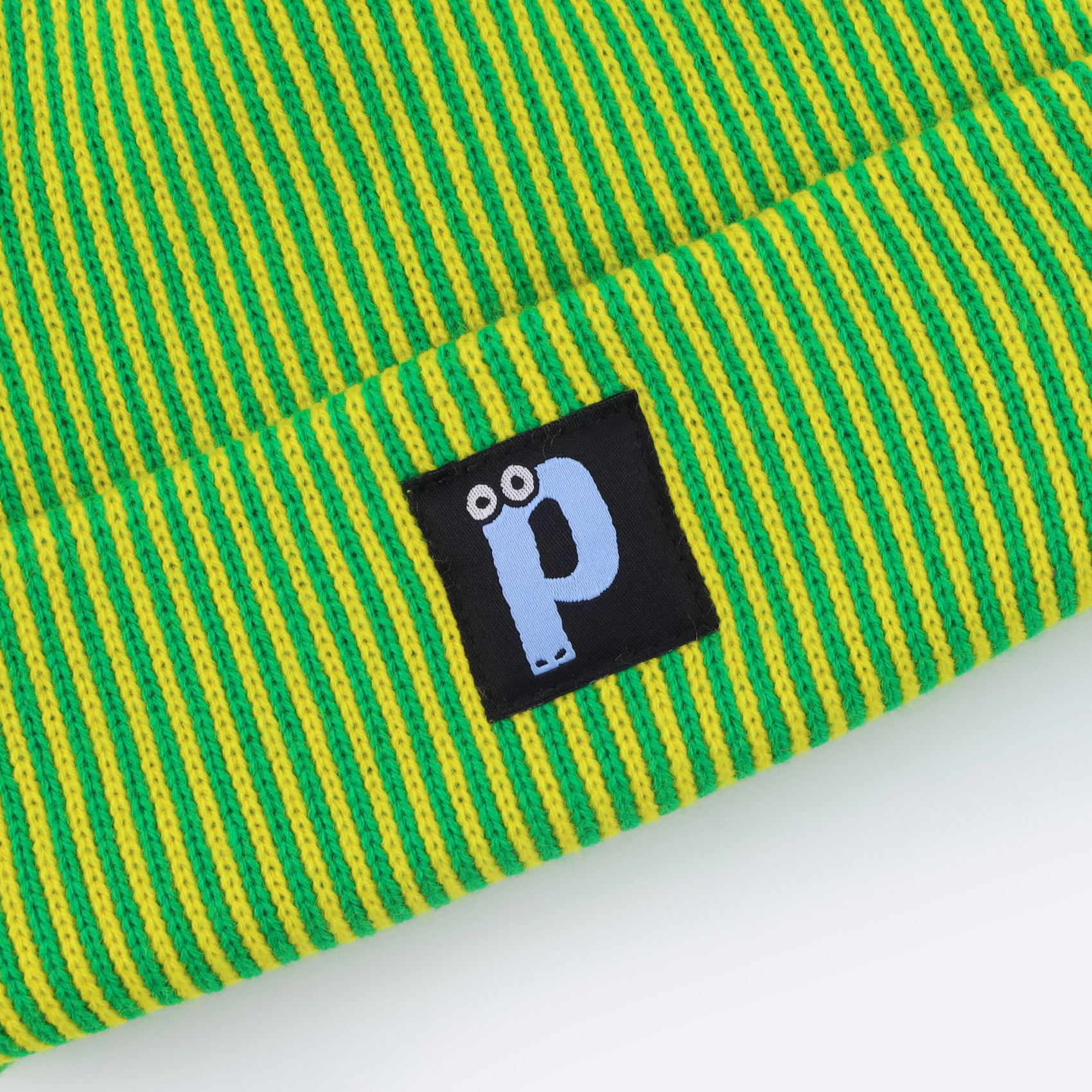 Шапка Postaments Stripes (light green/yellow) артикул: - купить в магазине Дайс
