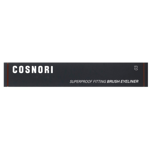 Cosnori, Superproof Fitting Brush Eyeliner, коричневая подводка, 0,6 г (0,02 жидк. унц.)