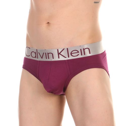 Мужские трусы брифы баклажановые Calvin Klein