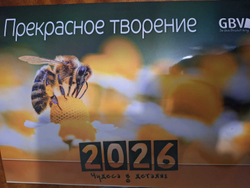 Прекрасный настенный календарь на каждый месяц года, с цитатами из Библии и коротенькими историями о маленьких чудесах творения!