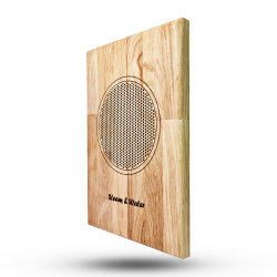 Влагостойкий динамик с декоративной дубовой сеткой SW 525 Wood - Corner, для бани и сауны