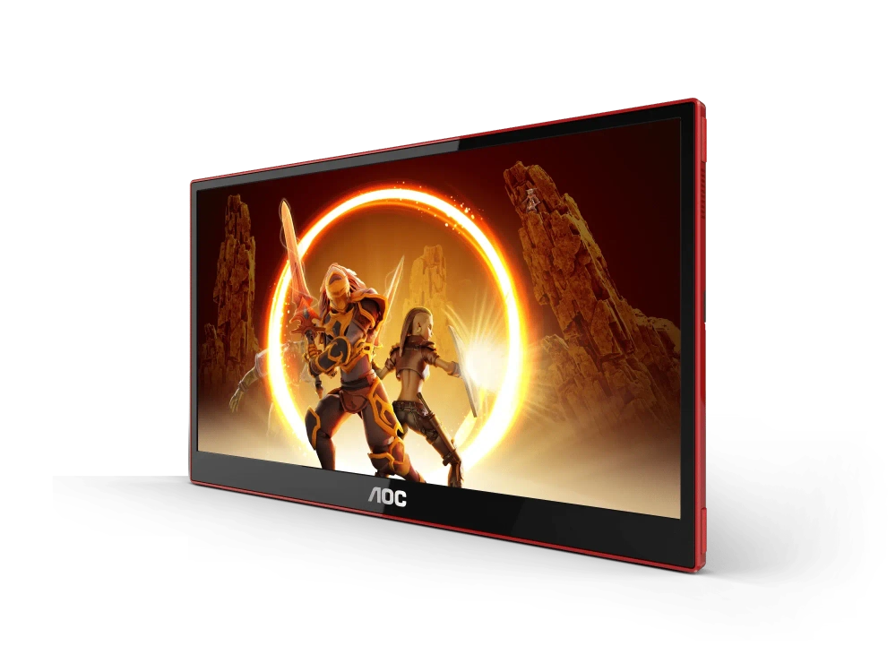 Монитор портативный AOC 15,6" 16G3 IPS 1920x1080 144Hz 4ms 250cd/m 1000:1 2xUSB-C 1xMicroHDMI