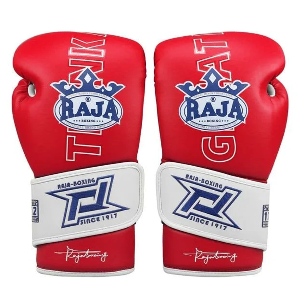 Перчатки для бокса Raja boxing, красно-белые