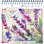 Блокнот-скетчбук 28х28см. 20л. "Quadro superbig aquarelle" мет.греб. акварельная бумага 200г. (ПОЛИН