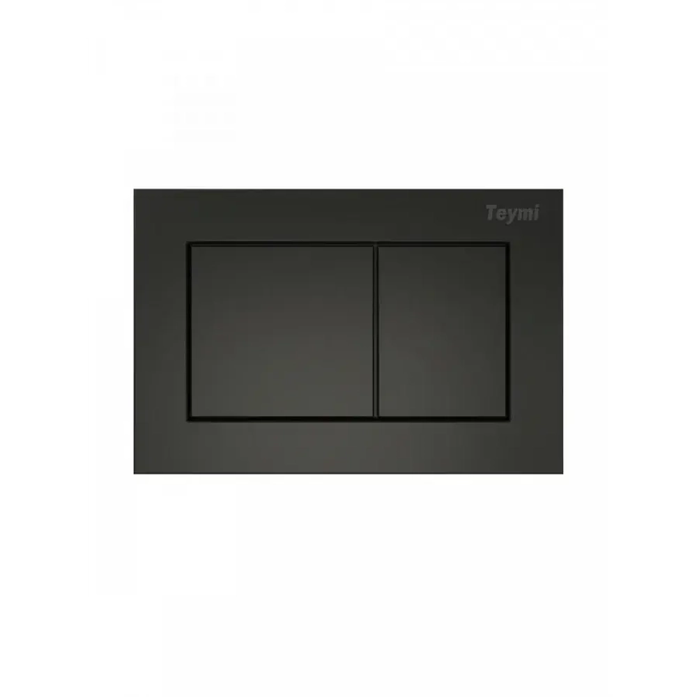 Клавиша смыва Teymi Aina, двойной смыв, черный матовый T70013BM