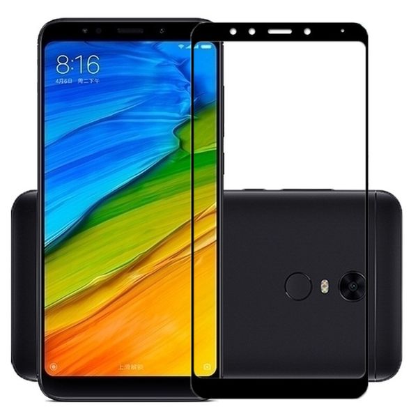 Защитное стекло 2.5D для Redmi 5 (черное)