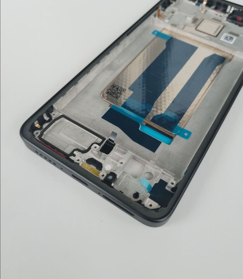 Poco X7 Pro 5G (2412DPC0AG) - рамка дисплея в сборе (корпус) + шлейф кнопок + кнопки громкости и включения (ORIG)