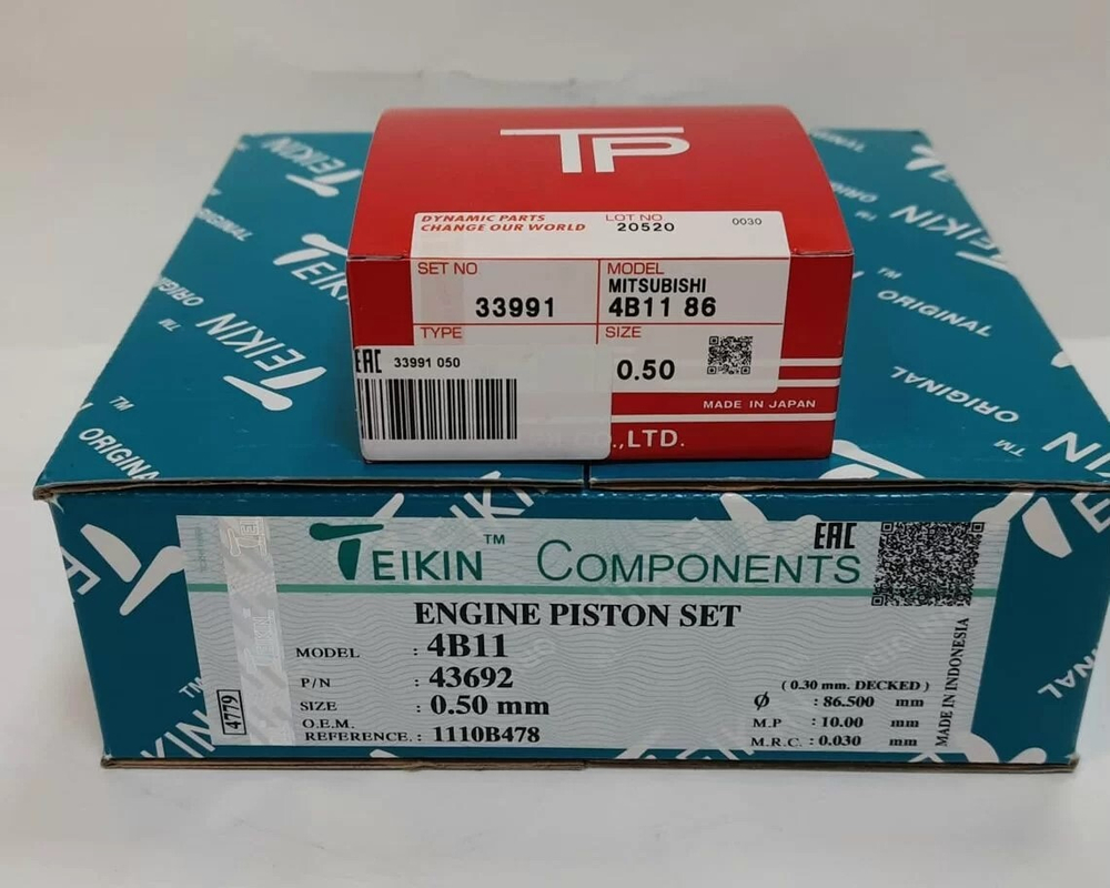 Поршни Teikin с кольцами TP +0.50 4B11/4B10