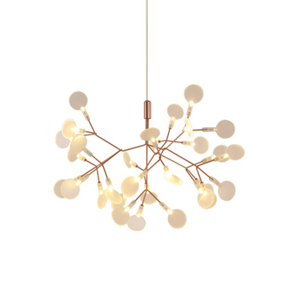 Подвесной дизайнерский светильник  Heracleum II by Moooi (медный, D50 cm)