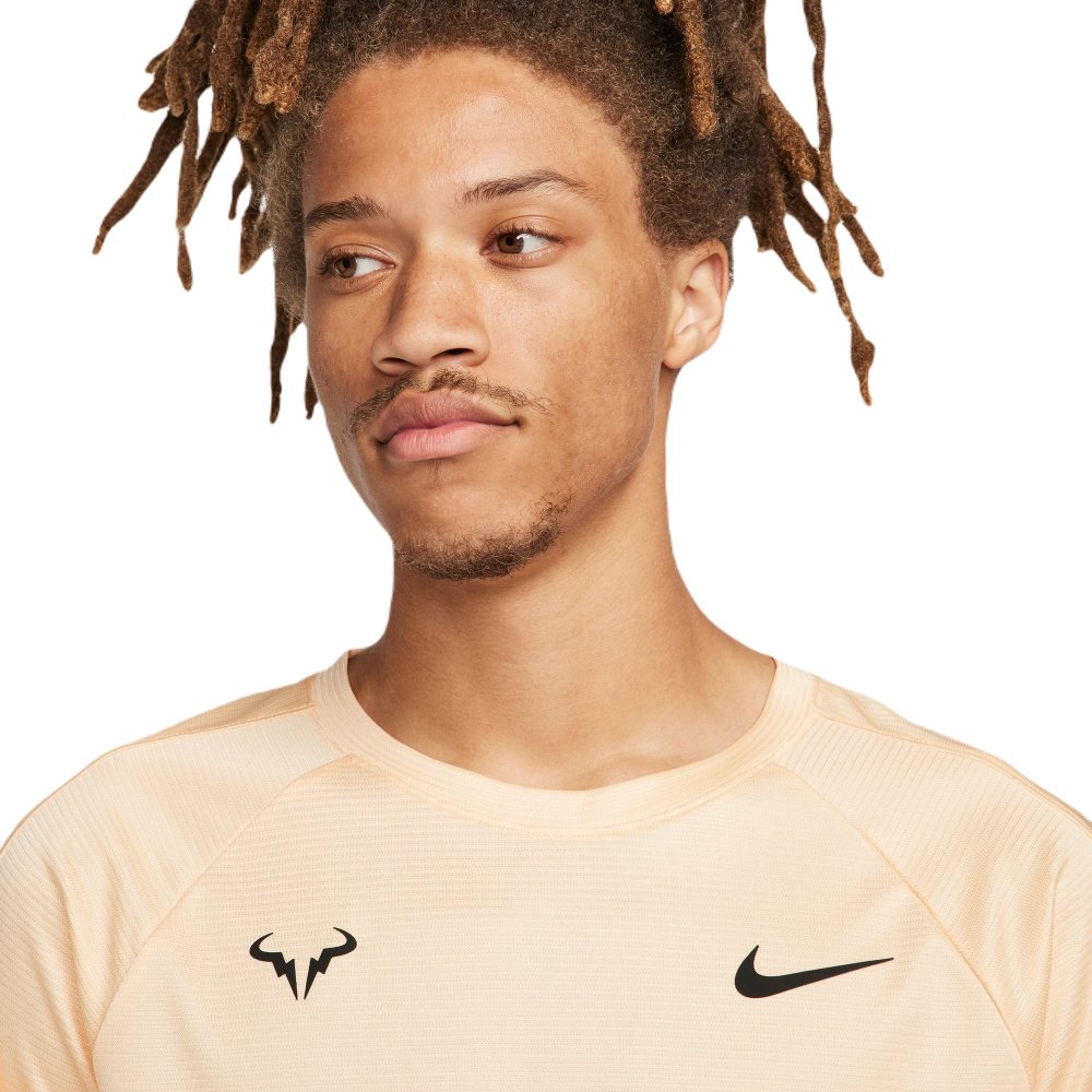 Мужская теннисная футболка Nike Rafa Challenger Dri-Fit Tennis Top - Оранжевый