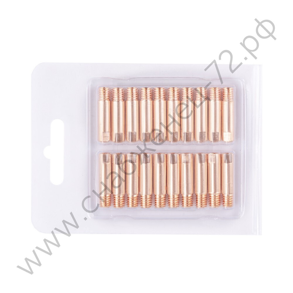 Наконечник М6х25х0.8 прямой (AL) (141.0001/MD0009-58, пр-во FoxWeld/КНР)