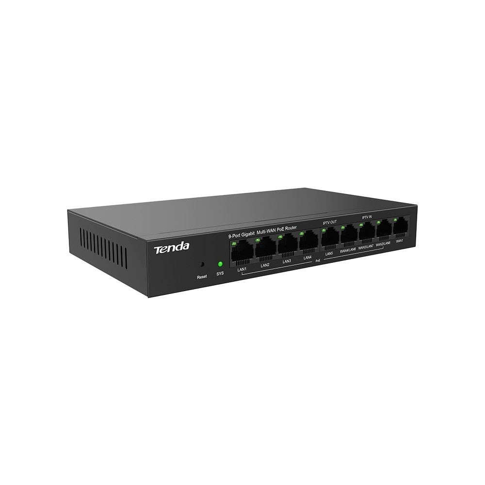 Маршрутизатор TENDA G0-8G-POE 9-портовый гигабитный Ethernet-маршрутизатор PoE