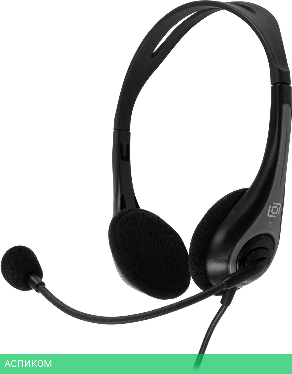 Наушники Oklick HS-M300 черный/серый (1876323)