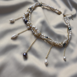 Колье "Жемчужный каскад"