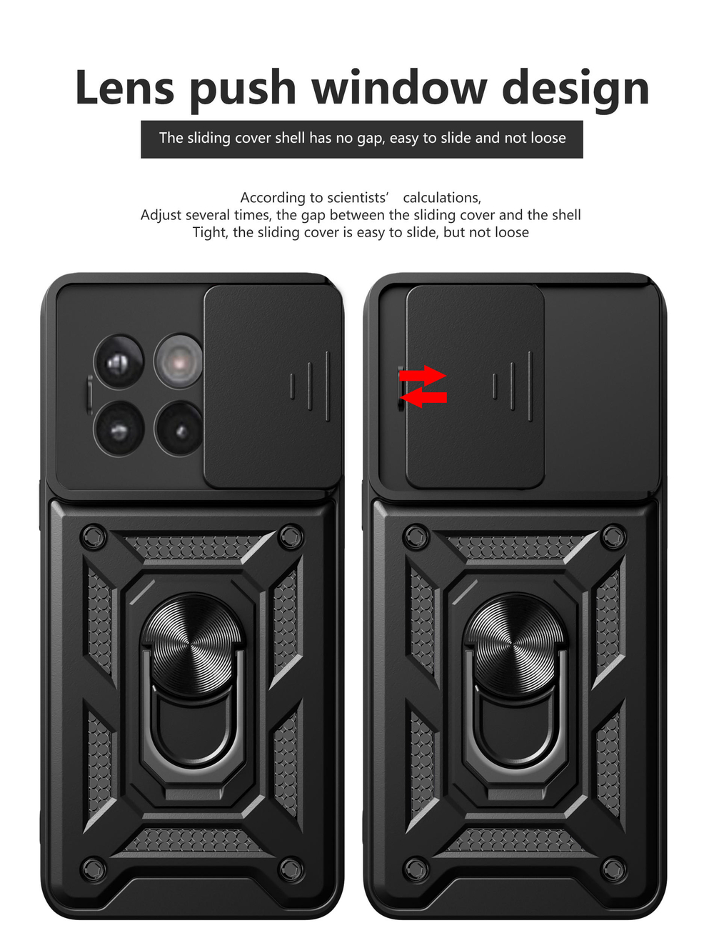 Чехол с кольцом Bumper Case для OnePlus 13R