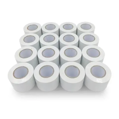16 шт - Лента BAVIS PVC белая 50мм x 25м самоклеящаяся
