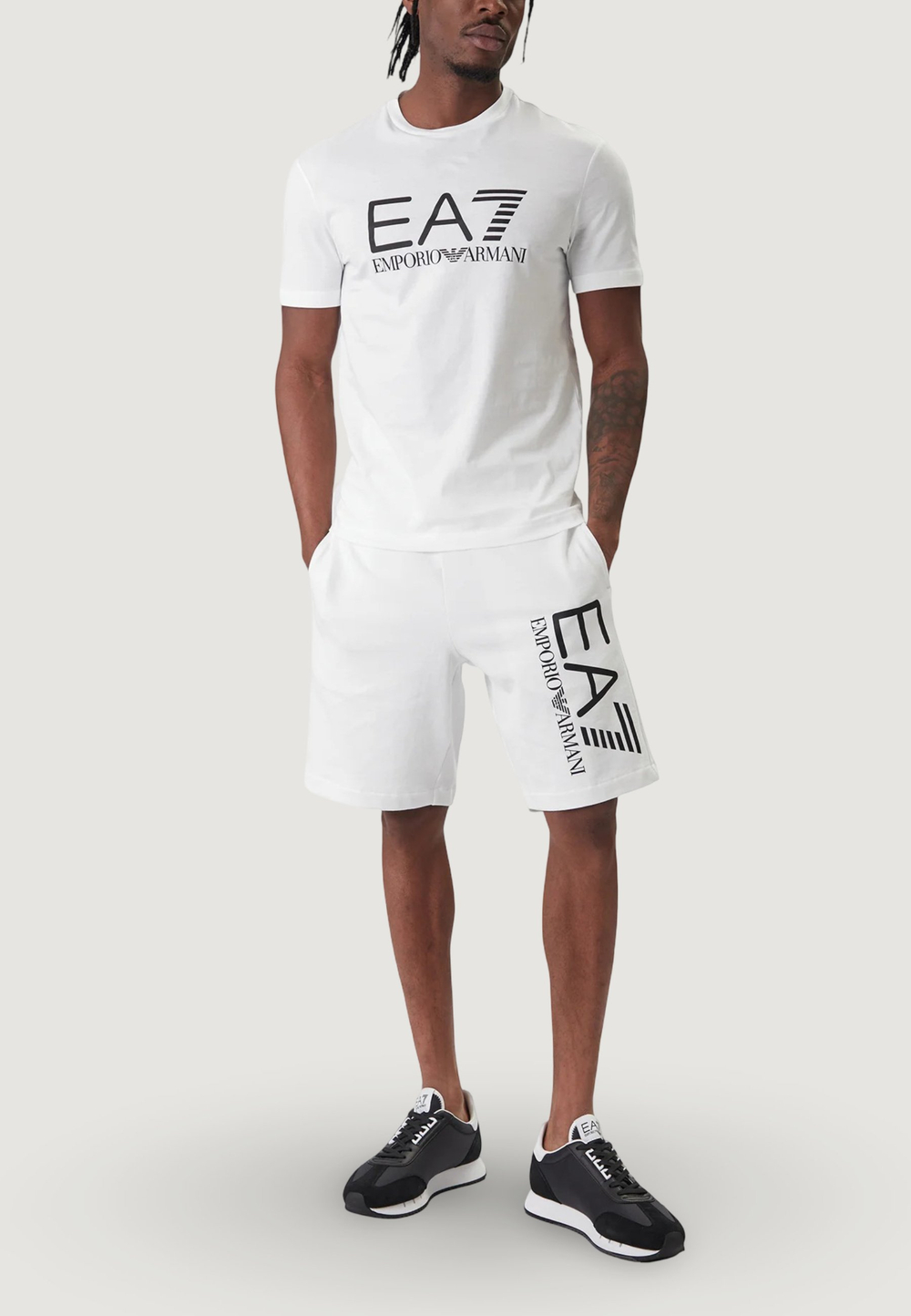 EA7 Emporio Armani Спортивная футболка - Белый