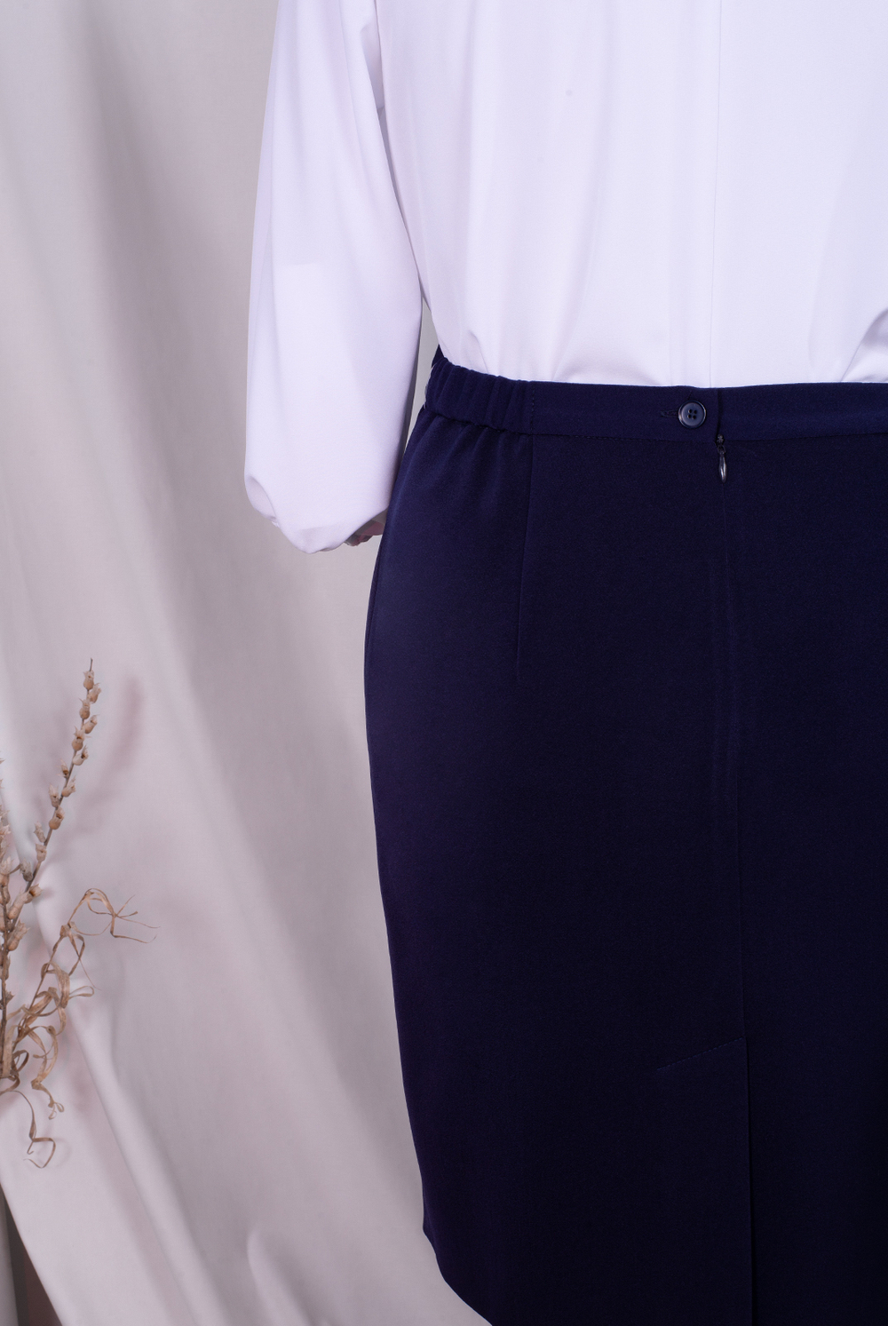 Юбка прямая 051-55, чернильный #70Чер01051-55