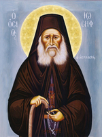 Икона под старину А5. Дерево, холст (святые мужи)