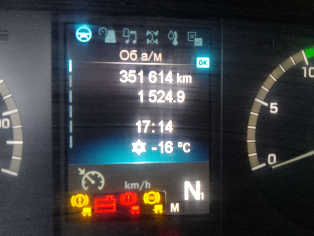 Mercedes-Benz Actros 6x4 Седельный тягач 2645 LS (Дизельный, 12,8 л, 449 л.с., МТ)