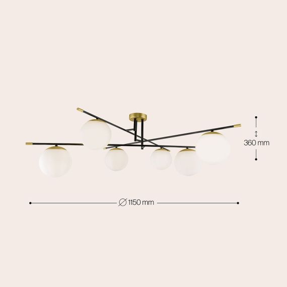 Потолочная люстра Maytoni Nostalgia MOD048CL-06G