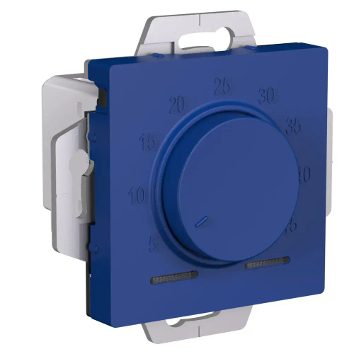 ATLASDESIGN ТЕРМОСТАТ электронный для теплого пола с датчиком, 10A, механизм, АКВАМАРИН