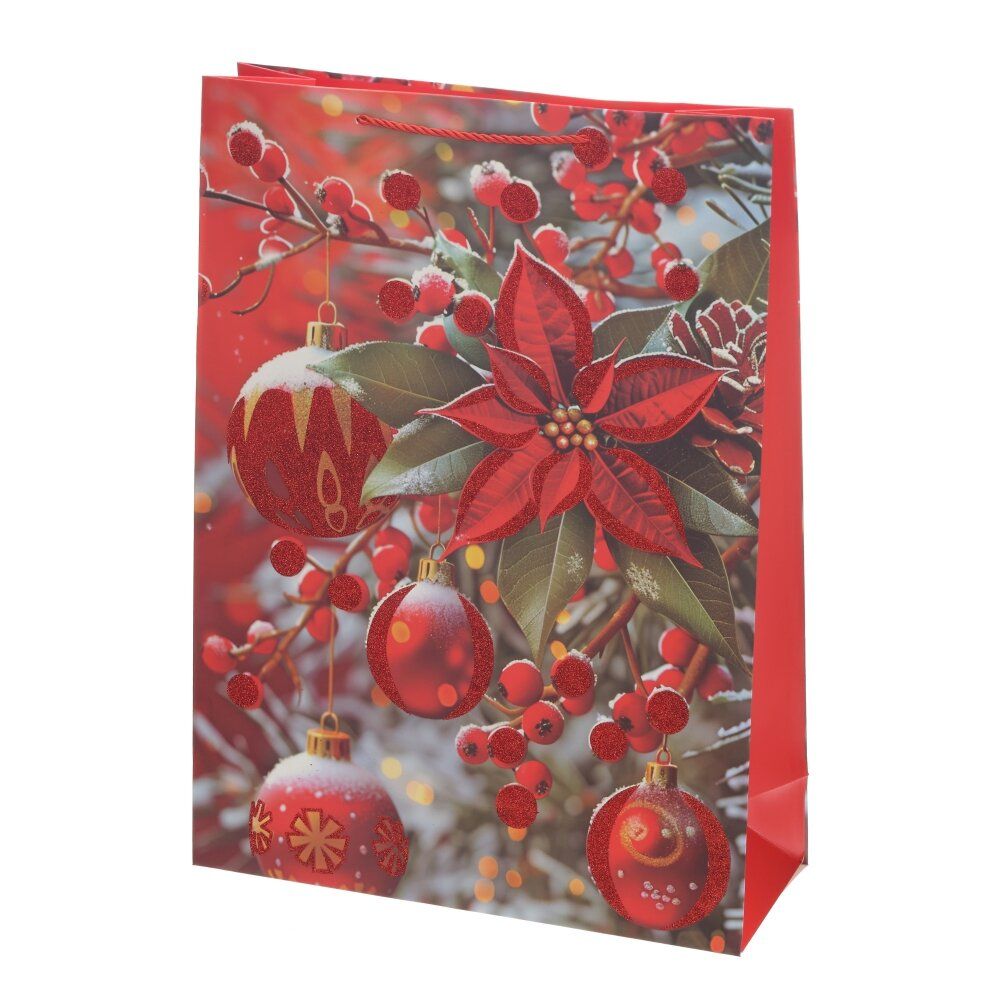 GAEM Пакет подарочный XL (бумага 210г/м2, блок 12шт), L40 W15 H55 см, 4в.